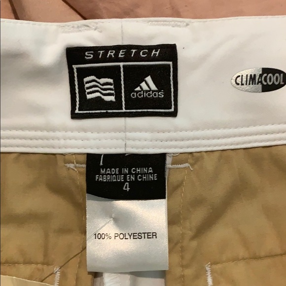 Adidas White Golf Shorts Sz. 4 - Picture 4 of 4